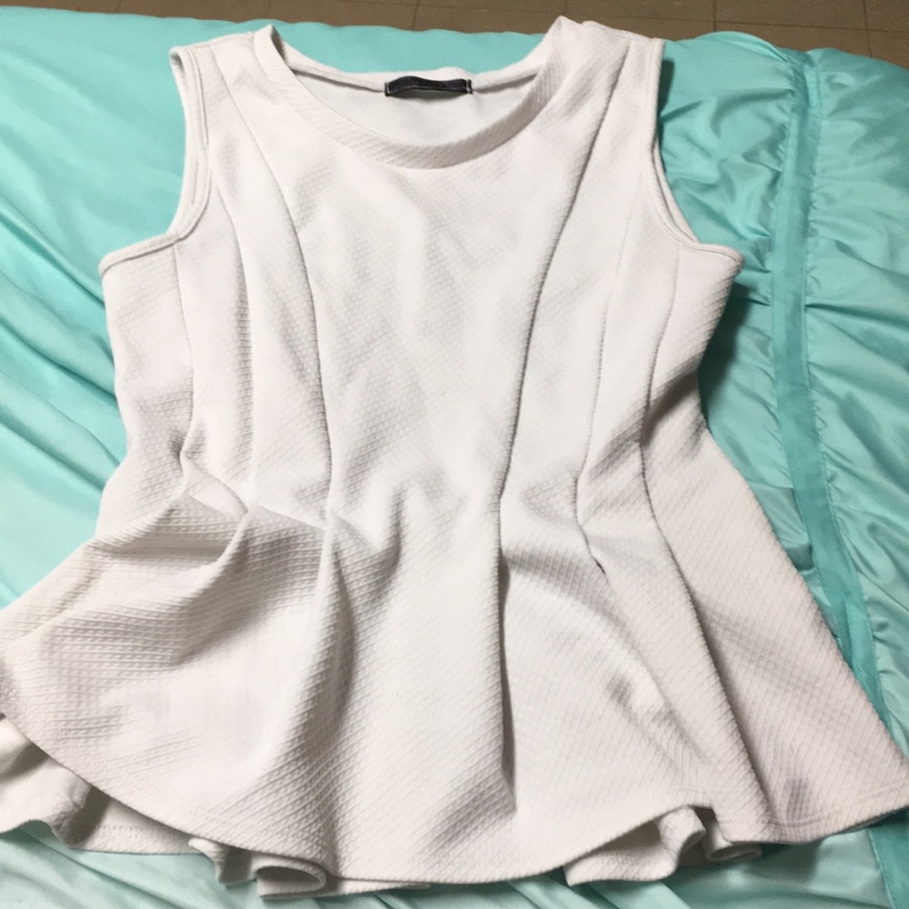 White tank top